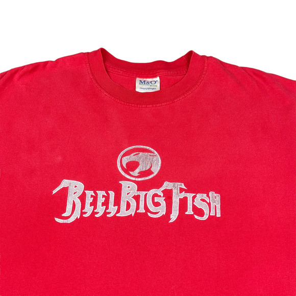 Vintage Reel Big Fish Shirt Adult EXTRA LARGE Red Thundercats Logo 90s Ska Band - Picture 2 of 6
